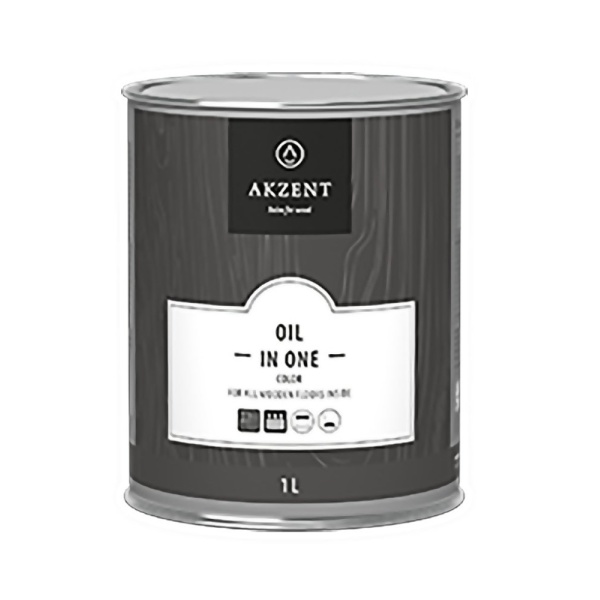 AKZENT OIL IN ONE COLOR lak pigmentový impregnační olej černá