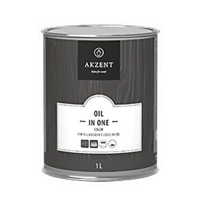 AKZENT OIL IN ONE COLOR lak pigmentový impregnační olej černé dřevo