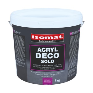ISOMAT ACRYL DECO SOLO akrylový nátěr dekorativní základní a vrchní bílá