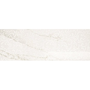 Obklad TRILOGY dekor curl calacatta white 35x100 cm