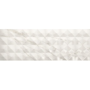 Obklad TRILOGY dekor fusion calacatta white 35x100 cm