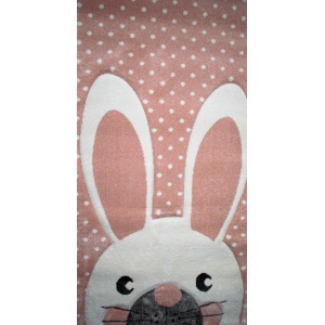 Dětský kusový koberec Kiddy Bunny 80x150 cm