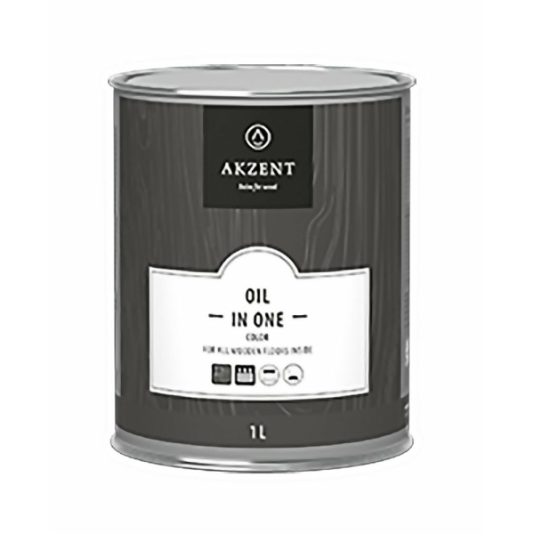 AKZENT OIL IN ONE COLOR pigmentový impregnační olej černé dřevo
