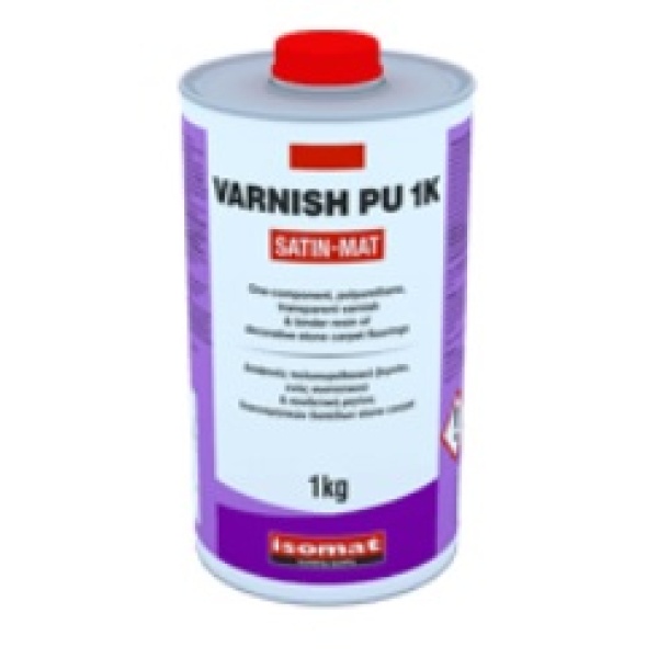 ISOMAT VARNISH-PU 1K UV Odolný polyuretanový lak a pojivo pro kamenné koberce