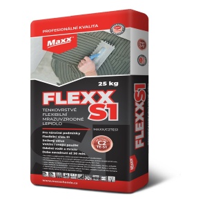 MAXX FLEXX S1 Flexibilní tenkovrstvé lepidlo s prodlouženou dobou zpracování na cementové bázi