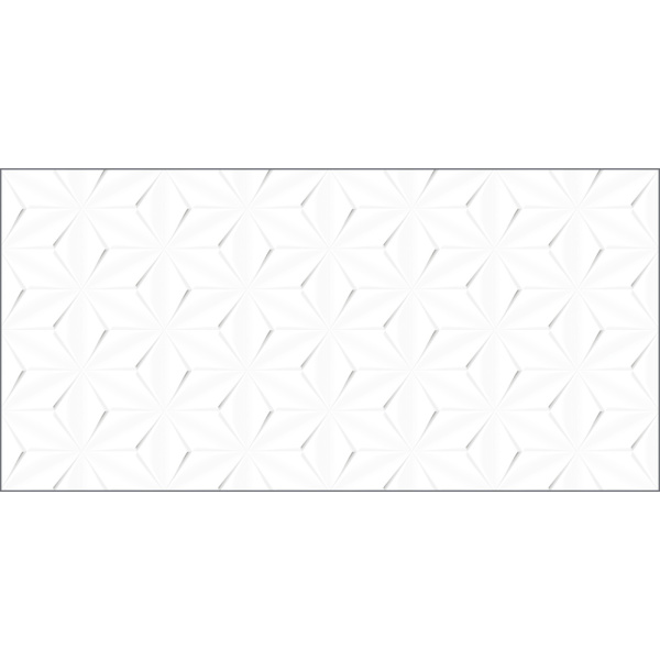 Obklad Rhombus bianco satin 30x60 cm